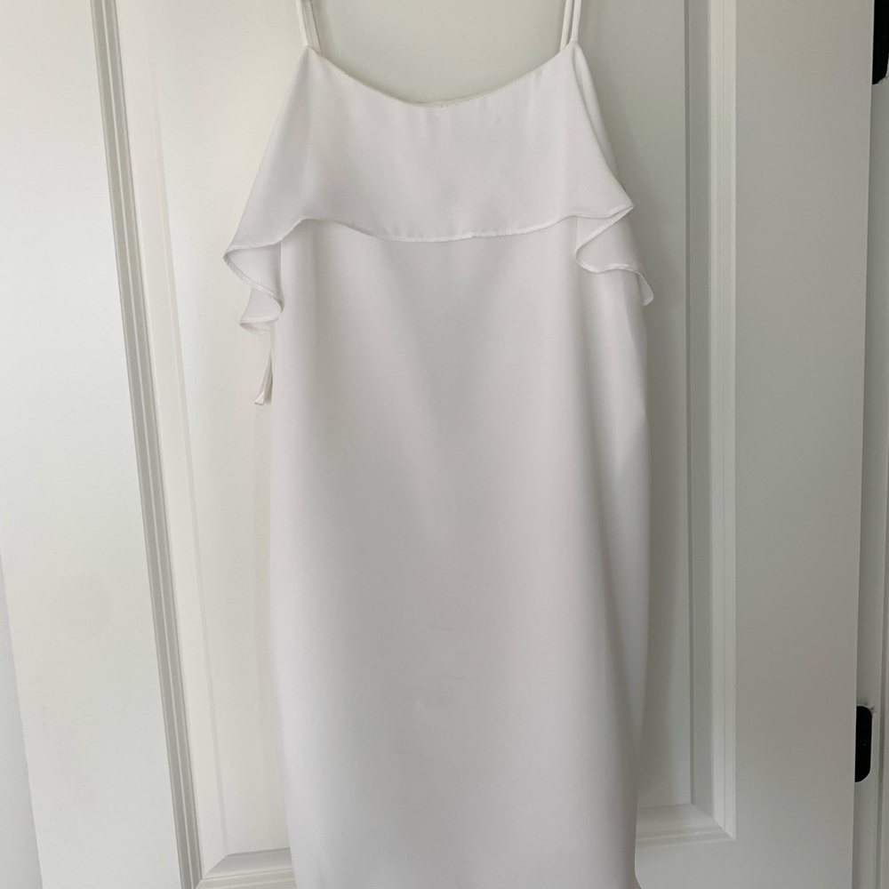 White fabrik dress